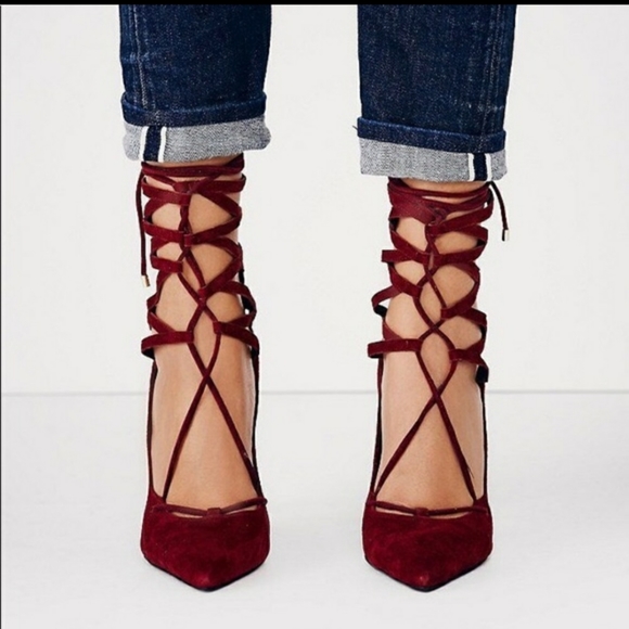 Jeffery Campbell x Free People Hierro LaceUp Heels - Picture 2 of 9